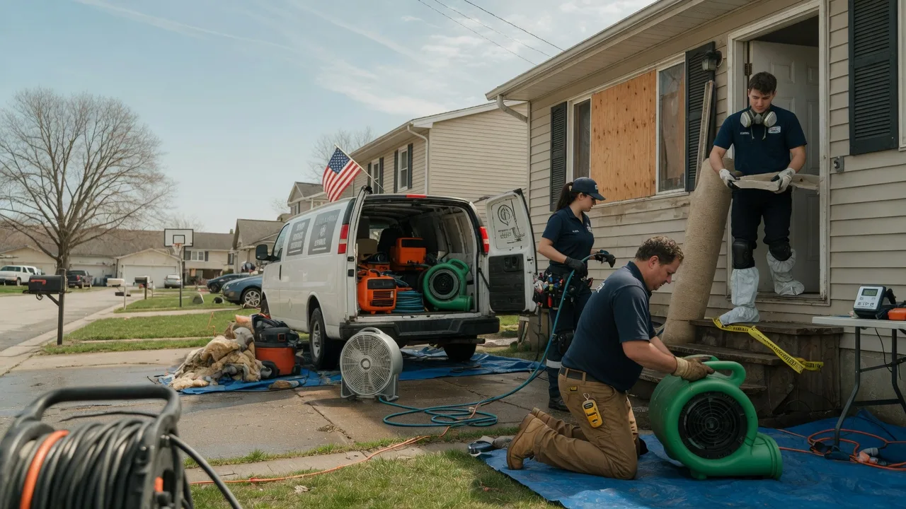 Water Damage Restoration in Man, WV near me
